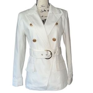 ‎Attitude ❤️ Unknown white jacket small